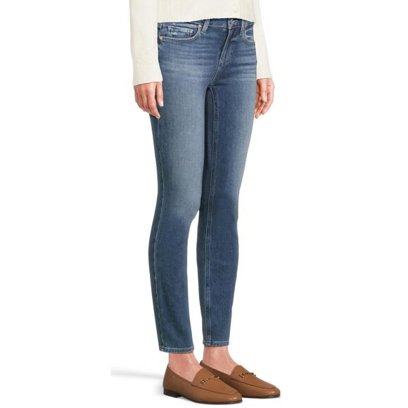 PAIGE Women's Verdugo Ankle Button Fly Mid-Rise Jeans, Women's Size 28 - Picture 3 of 7